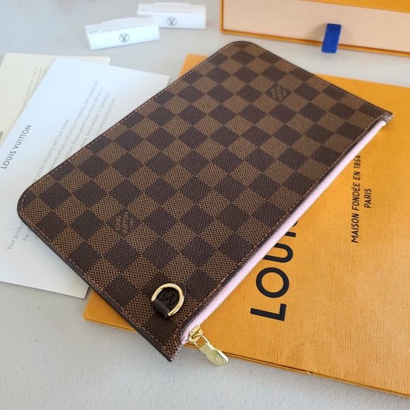 Louis Vuitton Neverfull Pochete Damier Ebene pink - Picture 3 of 15